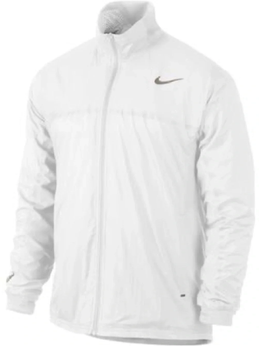 Nike Dri Fit Rafa Nadal Tennis Men’s White Lightweight Full-Zip Jacket‎